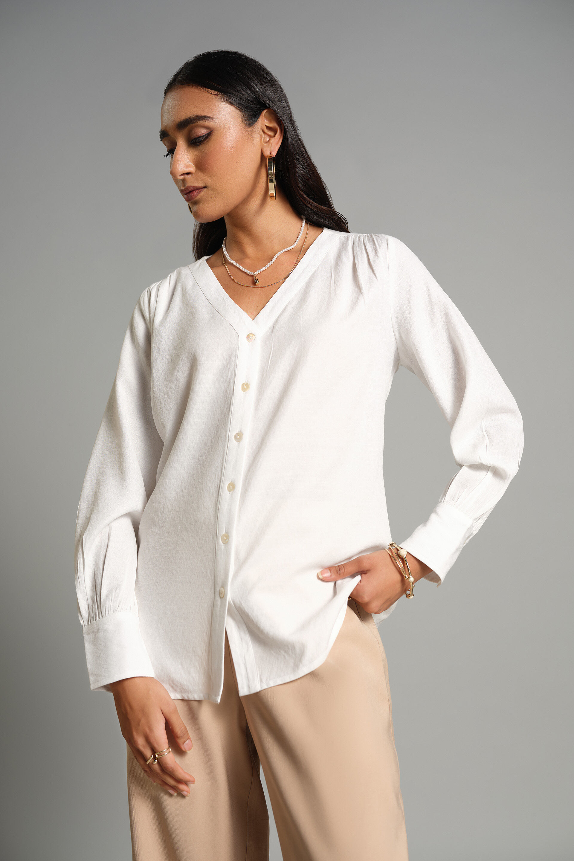 Timeless White Top, White, image 4